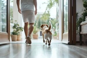 Qué significa cuando un perro te sigue a todos lados